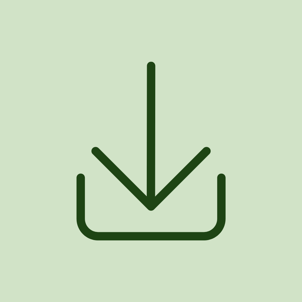 Icône de téléchargement indiquant l’accès à un fichier