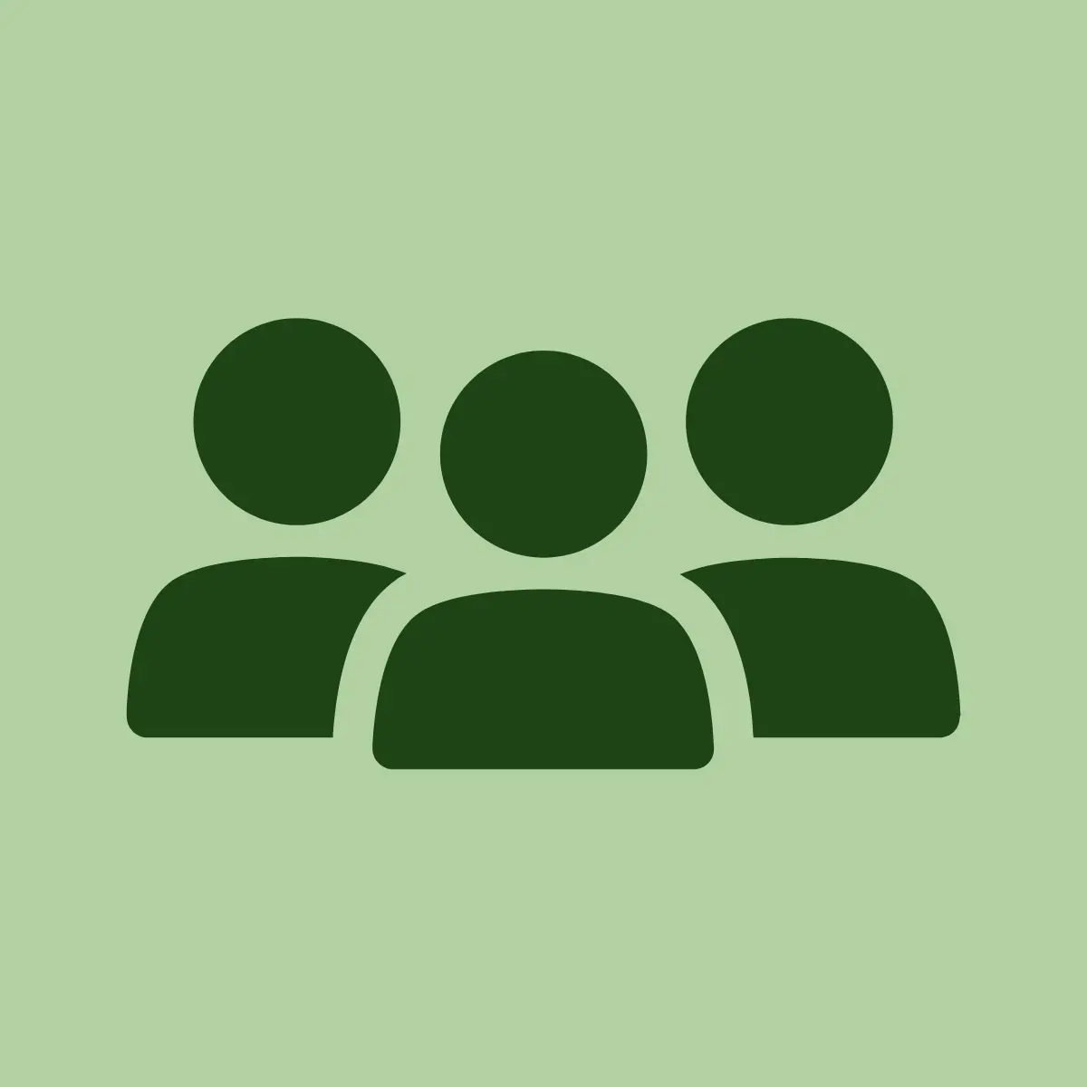 Icon avec des personnages pour décrire l'équipe