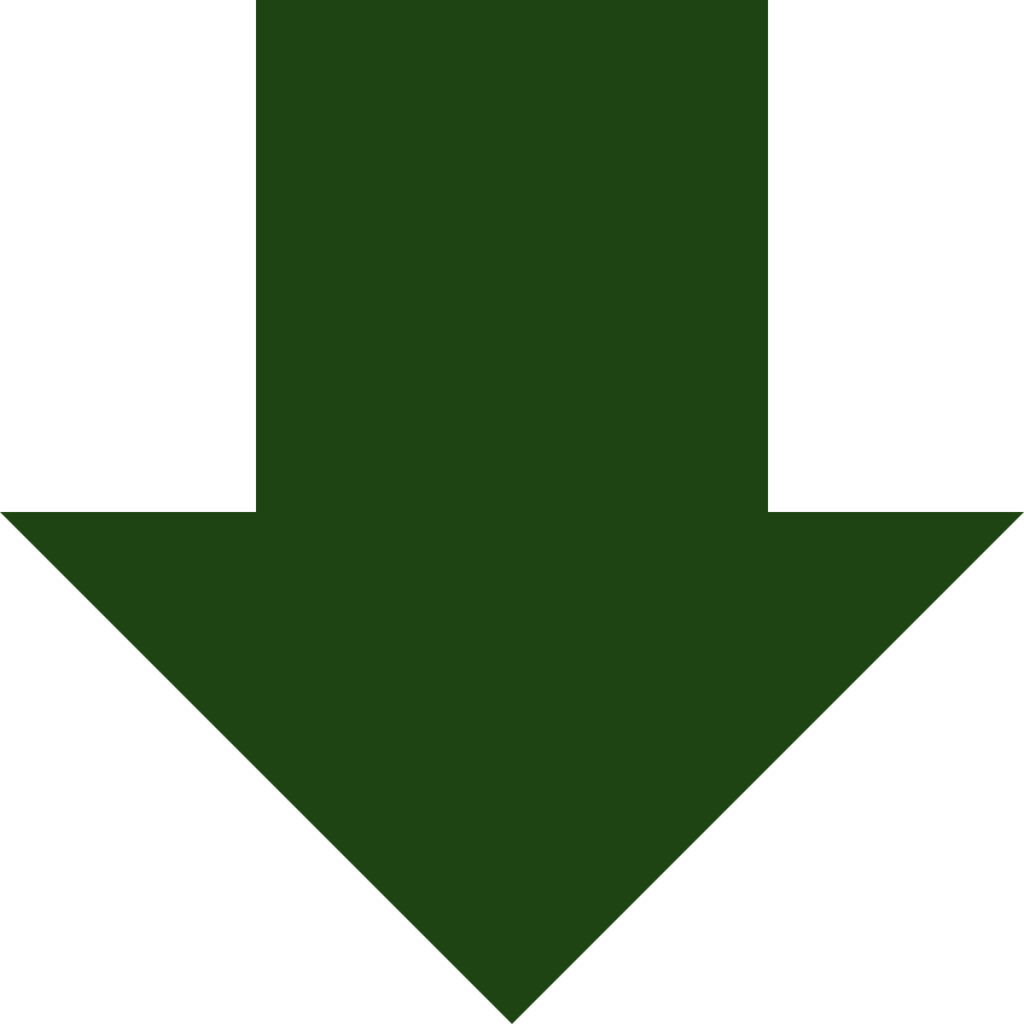 flèche vert foncé